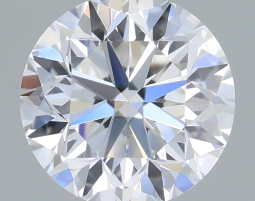 0.51 carat F-VVS1 GD cut Natūralus Round Deimantas (1)