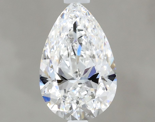 0.71 carat E-SI1 Natūralus Pear Deimantas (1)
