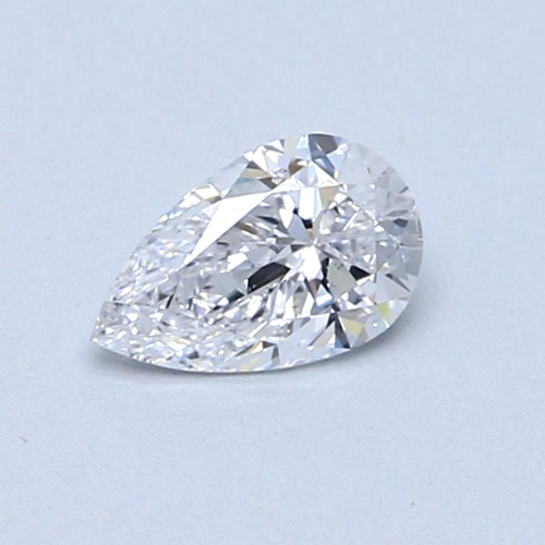 0.46 carat D-SI2 Natūralus Pear Deimantas (1)