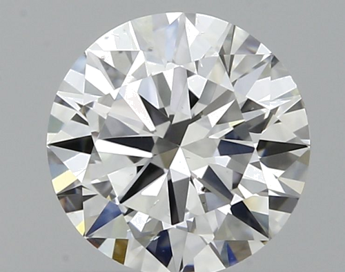 0.5 carat F-SI1 Excellent cut Natūralus Round Deimantas (1)