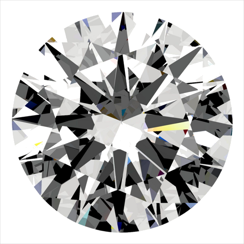 0.3 carat E-SI1 Very Good cut Natūralus Round Deimantas (1)