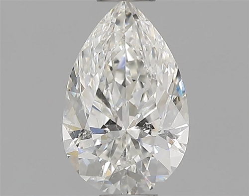 0.45 carat G-SI2 Natūralus Pear Deimantas (1)