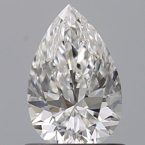 0.71 carat E-VVS1 Natūralus Pear Deimantas (1)