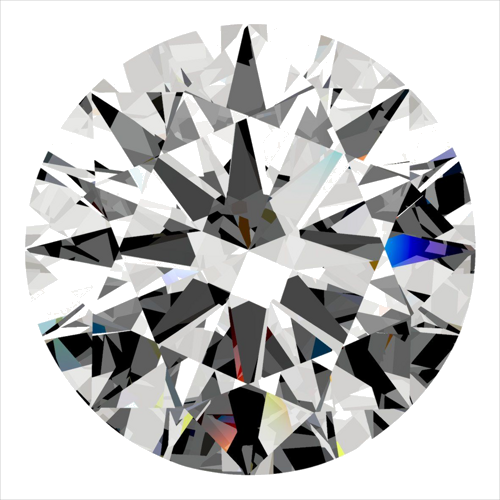 0.46 carat D-VS1 Excellent cut Natūralus Round Deimantas (1)