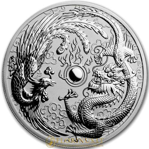 2017 Dragon and Phoenix, Australia, 1 oz silver coin (1)