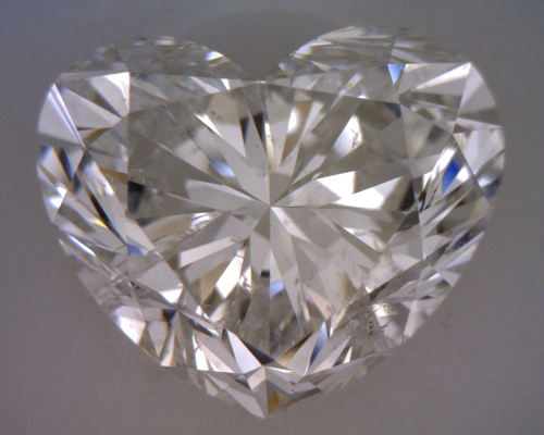 3.0 carat I-SI2 Natūralus Heart Deimantas (1)