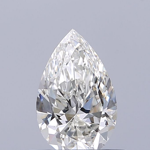 0.5 carat H-VVS1 Natūralus Pear Deimantas (1)