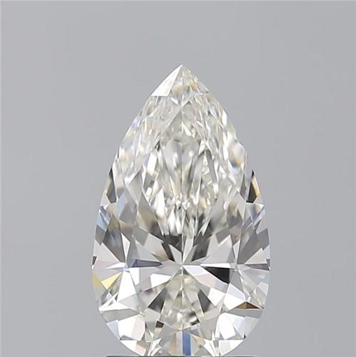 2.01 carat I-IF Natūralus Pear Deimantas (1)