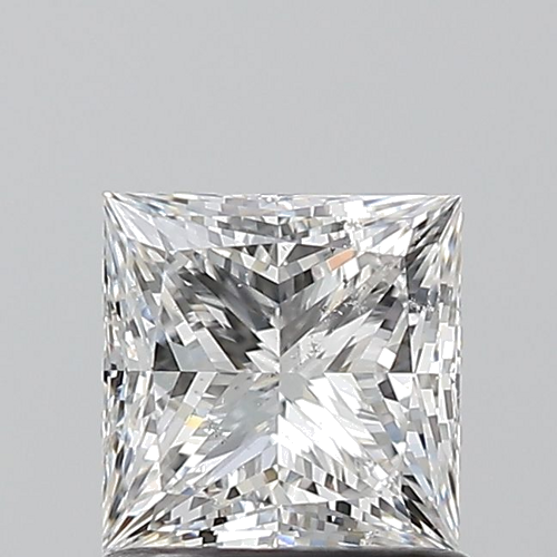 1.01 carat E-SI2 Natūralus Princess Deimantas (1)
