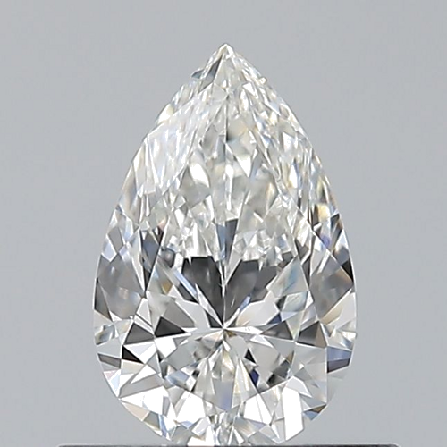 0.5 carat F-VS1 Natūralus Pear Deimantas (1)