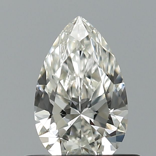 0.45 carat H-VVS1 Natūralus Pear Deimantas (1)