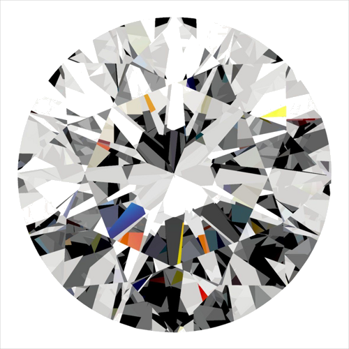 0.31 carat F-SI1 Excellent cut Natūralus Round Deimantas (1)