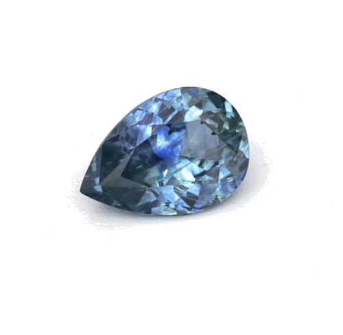 0.57 carat GREEN Pear Safyras (1)