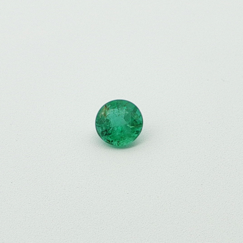0.32 carat GREEN Round Smaragdas (1)