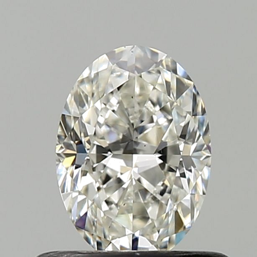 0.52 carat H-VS2 Natūralus Oval Deimantas (1)