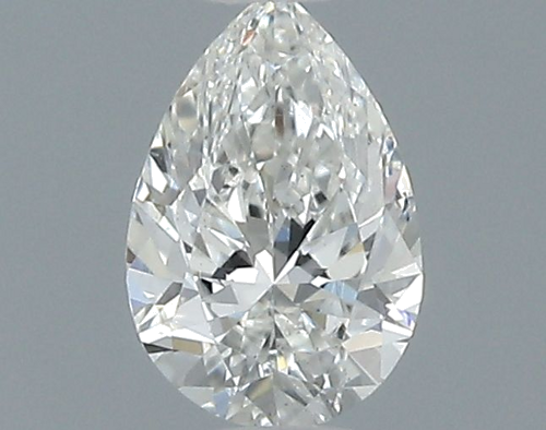 0.3 carat G-VS2 Natūralus Pear Deimantas (1)