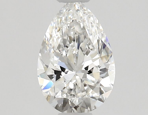 0.5 carat E-VVS1 Natūralus Pear Deimantas (1)