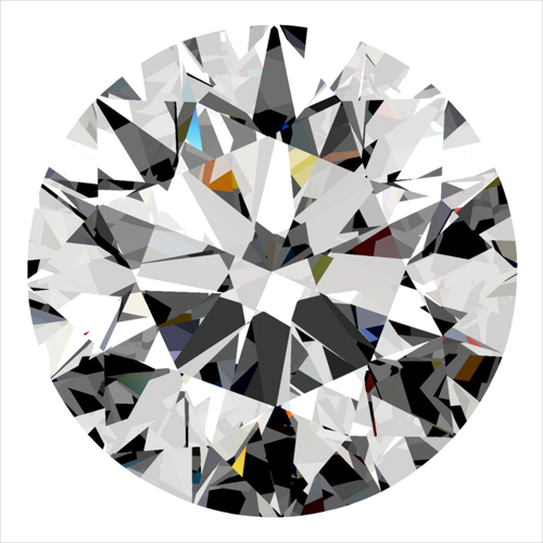 0.3 carat H-VS1 Excellent cut Natūralus Round Deimantas (1)