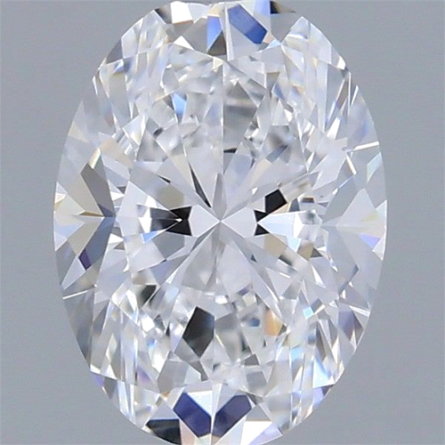 0.61 carat D-VVS2 Natūralus Oval Deimantas (1)