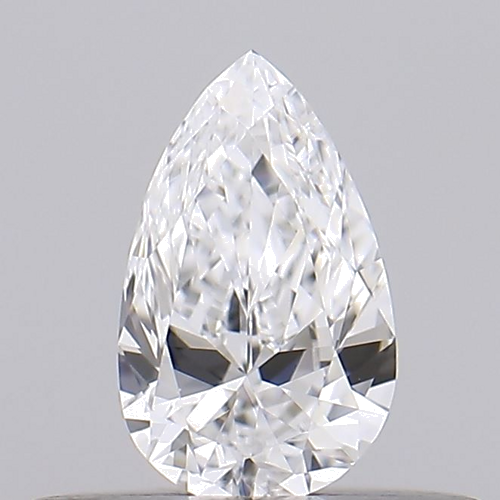 0.25 carat D-VVS2 Natūralus Pear Deimantas (1)