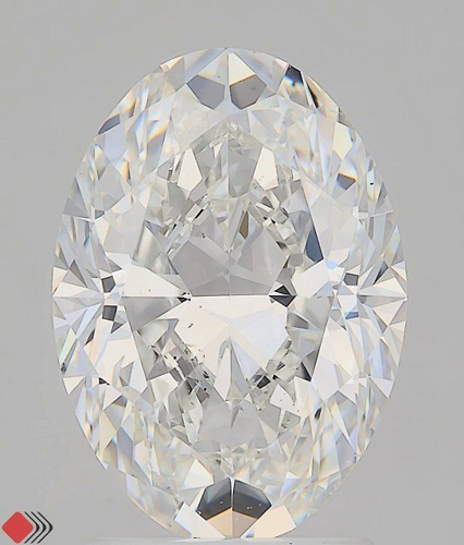 2.5 carat F-SI1 Natūralus Oval Deimantas (1)