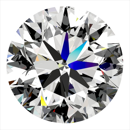 0.4 carat G-VS2 Very Good cut Natūralus Round Deimantas (1)