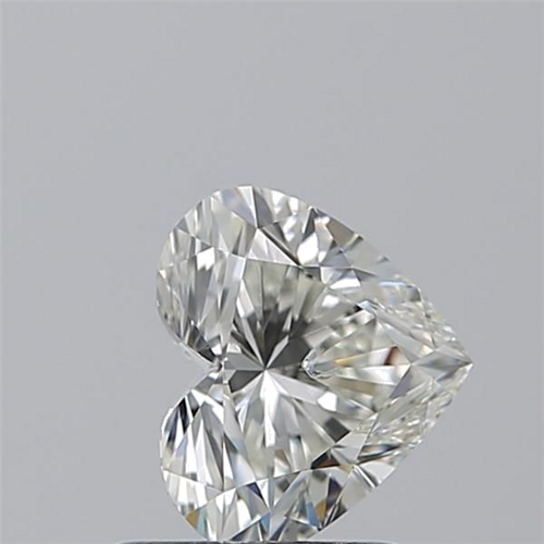 1.0 carat I-SI2 Natūralus Heart Deimantas (1)