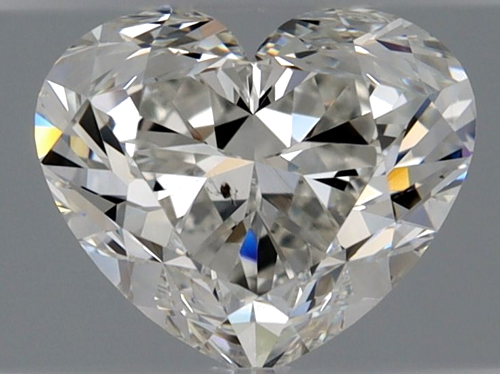 0.9 carat H-SI1 Natūralus Heart Deimantas (1)