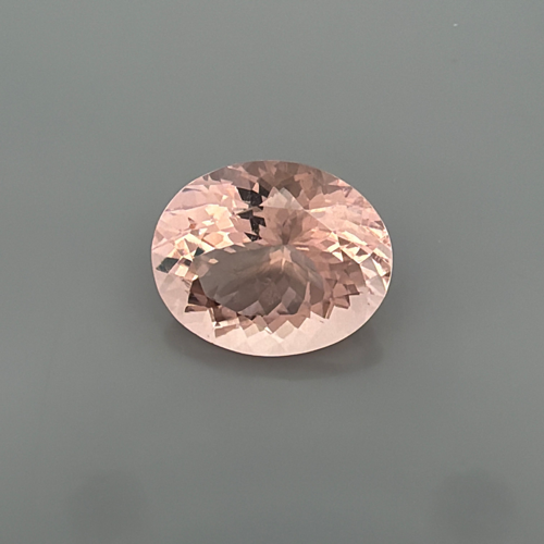 8.58 carat PINK Oval Morganite (1)