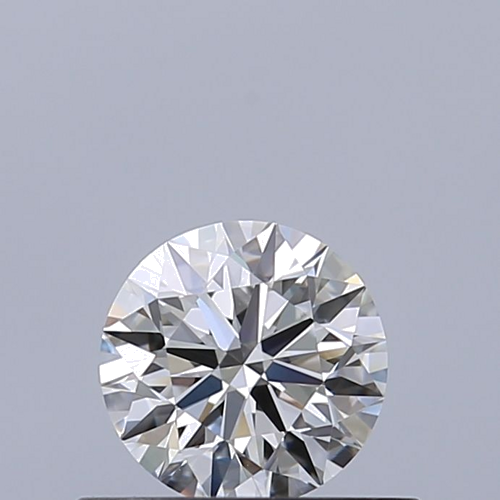 0.42 carat F-VVS1 Excellent cut Natūralus Round Deimantas (1)