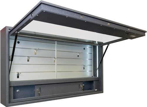 Ginklų seifas su neperšaunamu stiklu Griffon GD.840.E GLASS WALL (217 kg) (6)