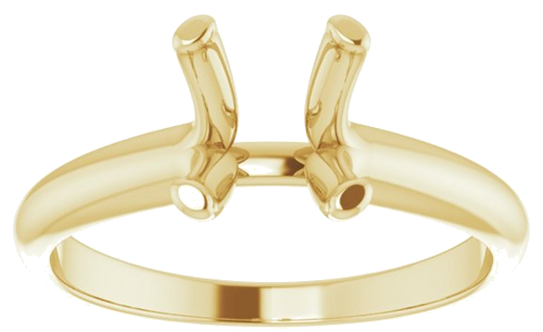 Sužadėtuvių Žiedas „Solitaire“ 585 Geltonojo Aukso Oval 9mm x 7mm (3)