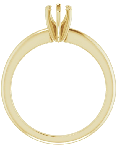 14K Yellow  8x4 mm Marquise Solitaire Engagement Ring Mounting (2)