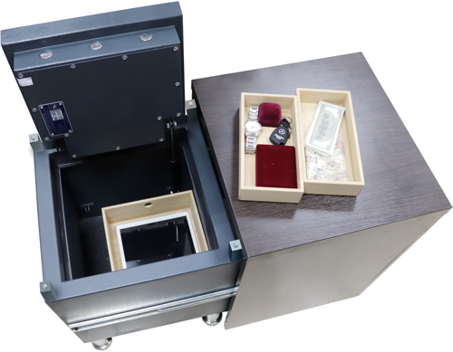 Fire-resistant concealed safe Griffon FSL.45.E (45 kg) (6)