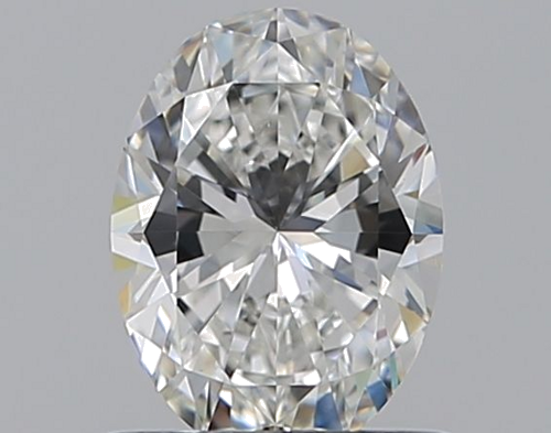 0.7 carat F-VVS2 Natūralus Oval Deimantas (1)