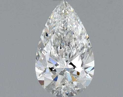0.5 carat F-SI2 Natūralus Pear Deimantas (1)