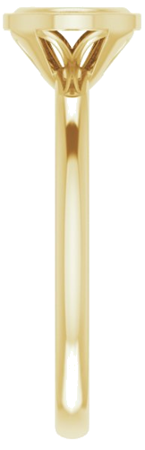 14K Yellow 7x5 mm Oval Solitaire Engagement Ring (4)