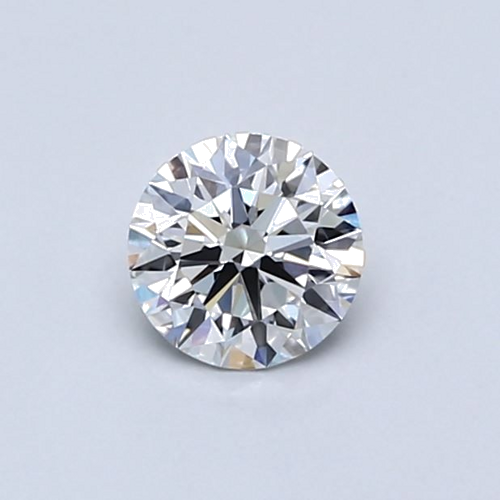 0.5 carat F-VVS1 Excellent cut Natūralus Round Deimantas (1)