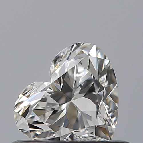 0.46 carat E-VVS2 Natūralus Heart Deimantas (1)