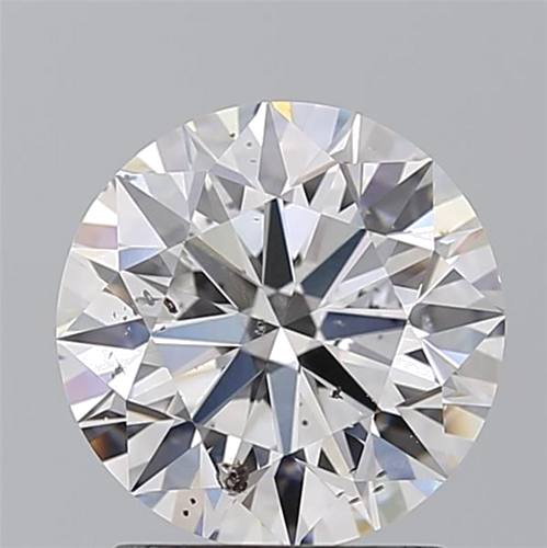 2.01 carat D-SI2 Excellent cut Natūralus Round Deimantas (1)