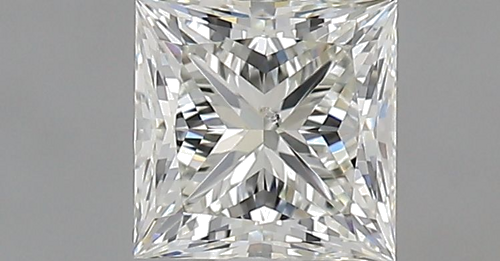 0.81 carat K-SI1 Natūralus Princess Deimantas (1)