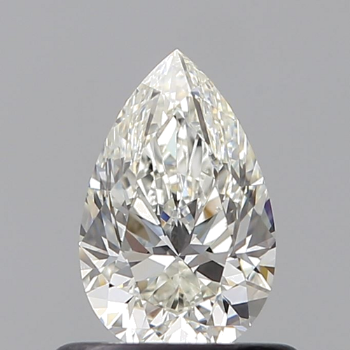 0.6 carat G-VS2 Natūralus Pear Deimantas (1)
