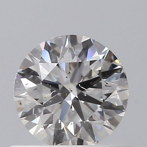 0.5 carat F-SI2 Excellent cut Natūralus Round Deimantas (1)