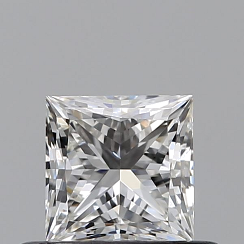 0.5 carat G-VVS2 Natūralus Princess Deimantas (1)