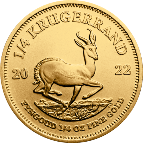1/4 oz Krugerrand 2022 South Africa Gold Coin (1)