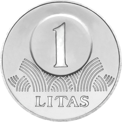 1998. - 2014. gada Lietuvas 1 litas monēta (Mix gadi) (1)