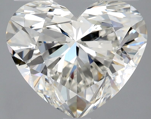 3.07 carat H-VVS1 Natūralus Heart Deimantas (1)
