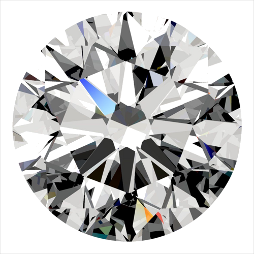 0.3 carat F-VS2 Excellent cut Natūralus Round Deimantas (1)