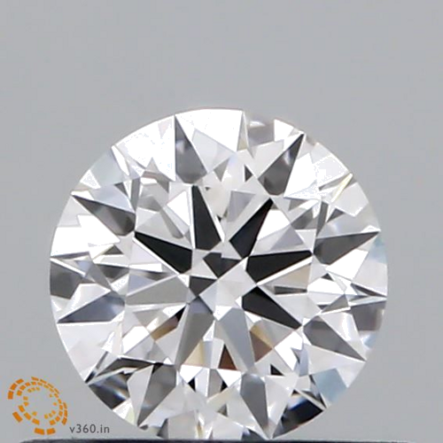 0.43 carat F-VVS1 Excellent cut Natūralus Round Deimantas (1)