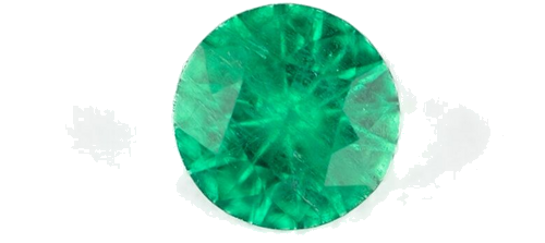 0.52 carat GREEN Round Smaragdas (1)